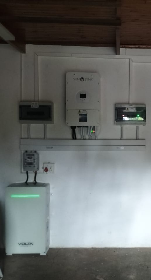 Sunsynk installation by Synergy Energy in Centurion, Pretoria — 8.4 kWp Single-phase system