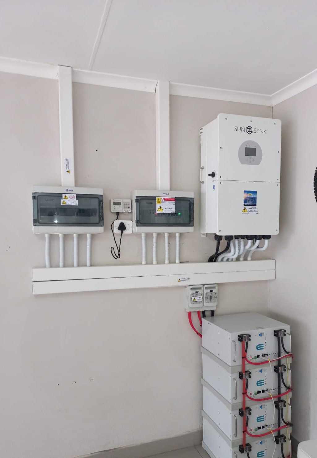 Sunsynk installation by Synergy Energy in Alberton, Johannesburg — 10.8 kWp Single-phase system