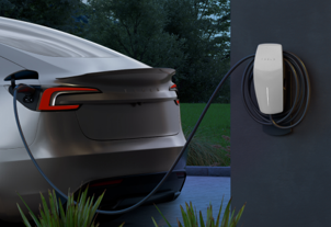 Electric vehicle charging from a home wall charger