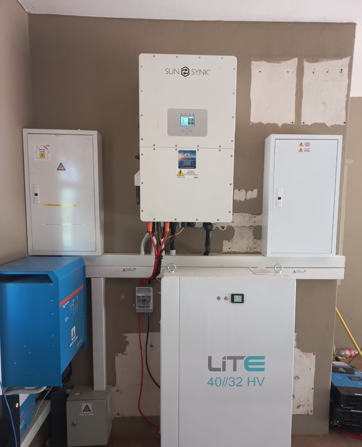 Sunsynk installation by Synergy Energy in Randjiesfontein, Midrand — 27.12 kWp Three-phase system