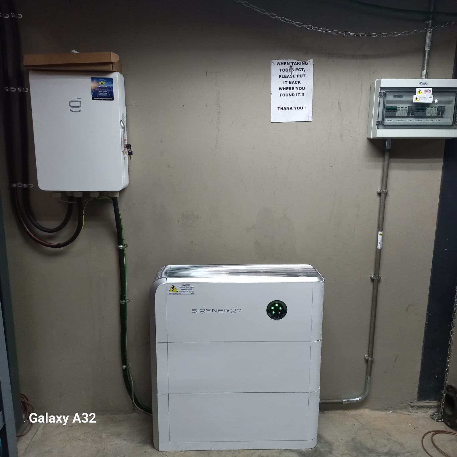Sigenergy SigenStor installation by Synergy Energy in Rustenburg, North West — 18.6 kWp Three-phase system