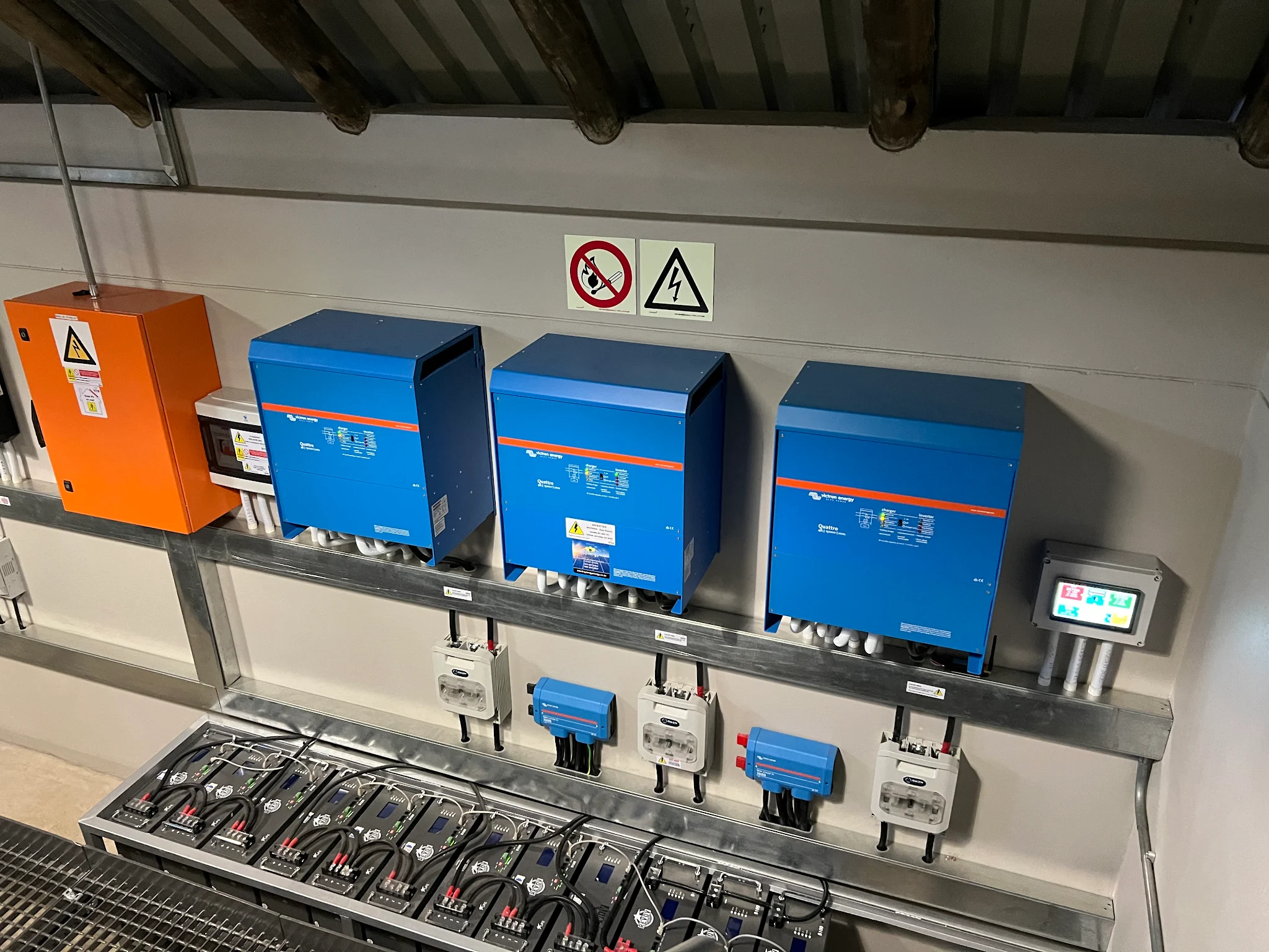 Victron Energy off-grid system installation